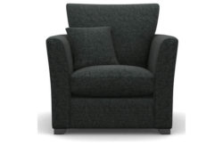 Heart of House Libby Tweed Fabric Chair - Charcoal